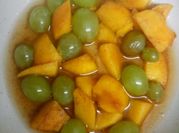 Una foto de uva moscatel