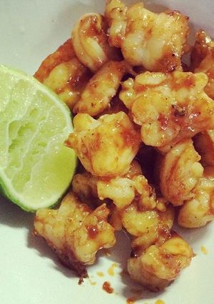 รูปของ กุ้งผัดซอสพริกศรีราชา