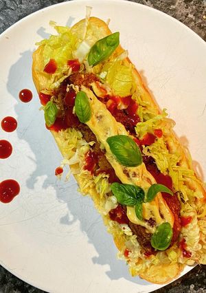 Une photo de Hot dog croustillant