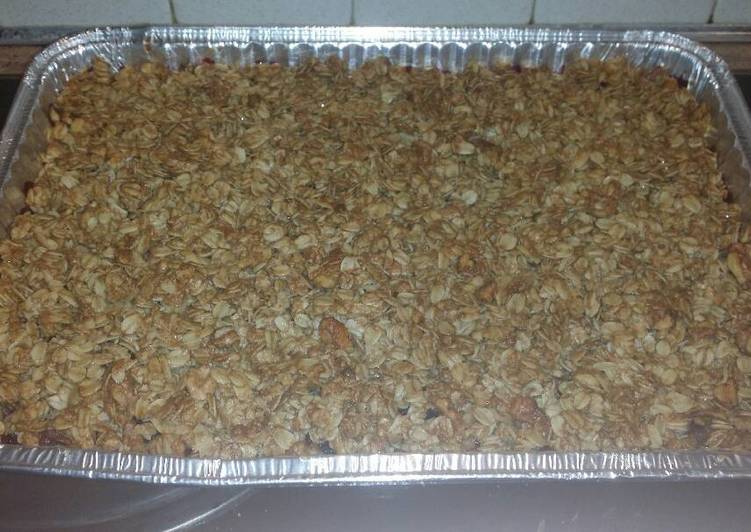 Recipe of Homemade Blackberry Crisp