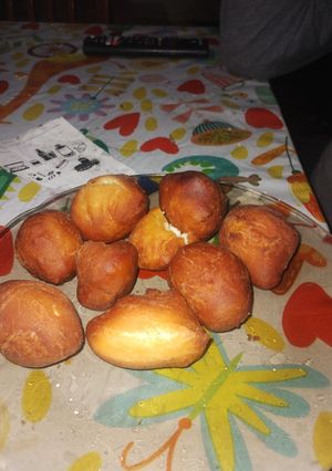 Una foto de Buñuelos de limón riquísimos!!