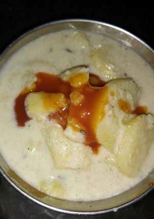 आलू दही चाट रेसिपी मुख्य फोटो