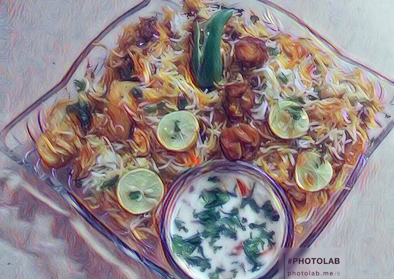 Shrimp / Shrimp Biryani (Indian style)
