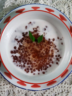 Foto resep Bubur mutiara with palm sugar
