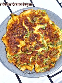 Foto resep Telur Dadar Bayam Fiber Creme