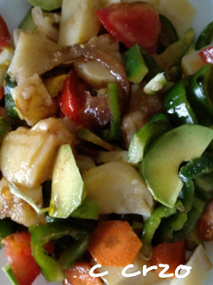 Una foto de Ensalada de la huerta
