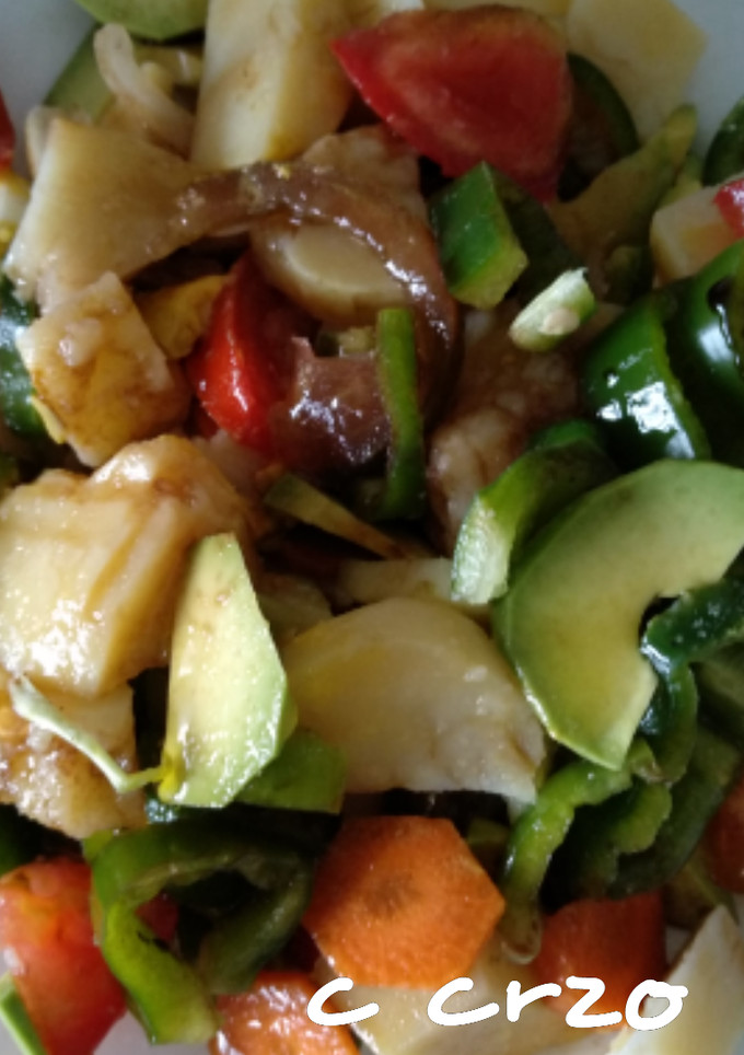 Una foto de Ensalada de la huerta