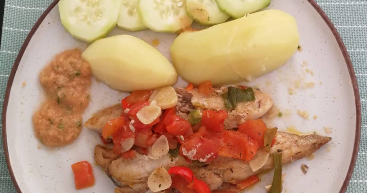 Merluza Al Horno En Papel Aluminio