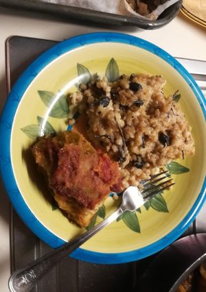 Foto di Orzetto con funghi e basciamella