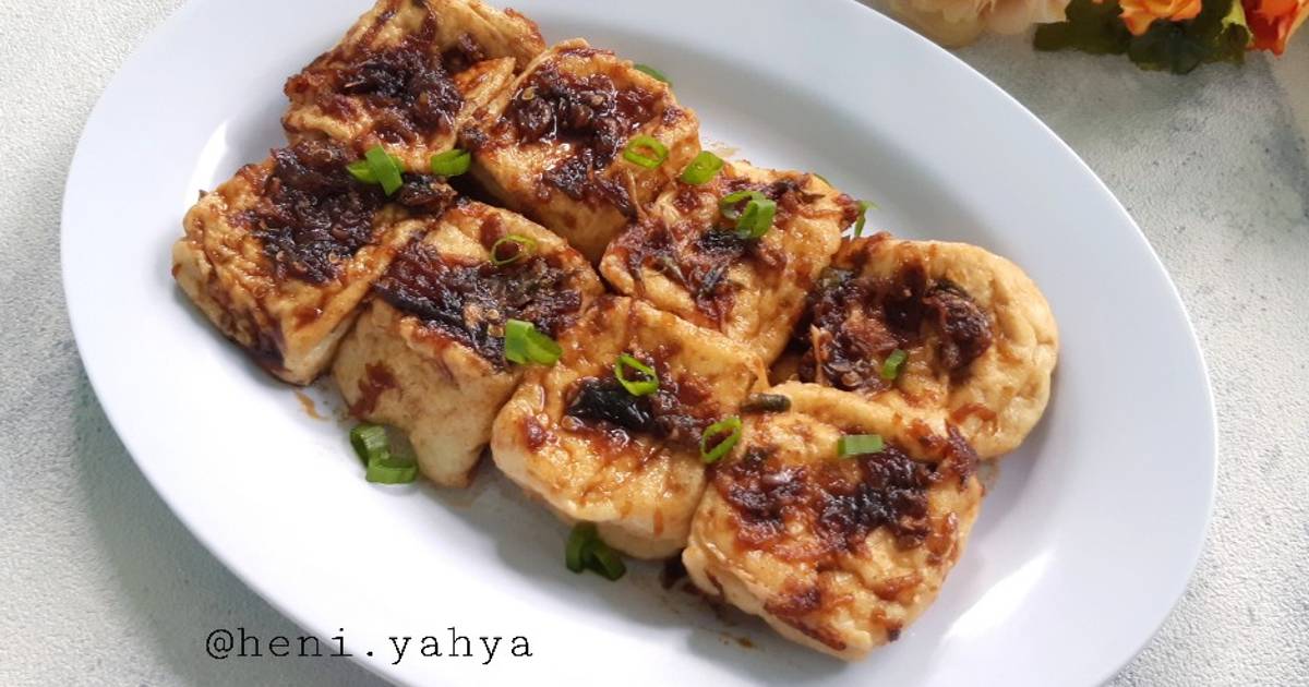 Resep Tahu Sambal Bawang Goreng Cepat Mudah Oleh Heni Yahya Cookpad