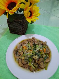 Foto resep Tumis Jamur Sawi