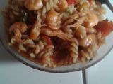 Makroni Udang Asam Manis