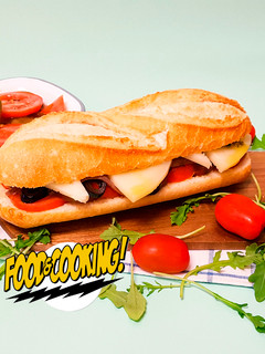 Una foto de Bocadillo de Queso con Tomate