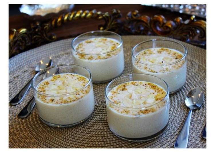 Recipe of Award-winning Firni - Pakistani Rice Pudding