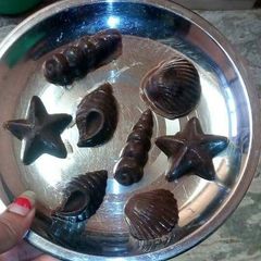 A picture of Homemade chocolates.
