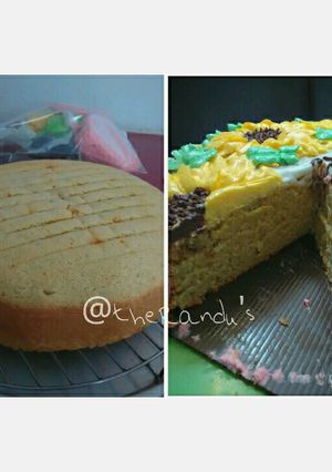 Foto resep Banana Sponge Cake recook resep Ewi Nerni