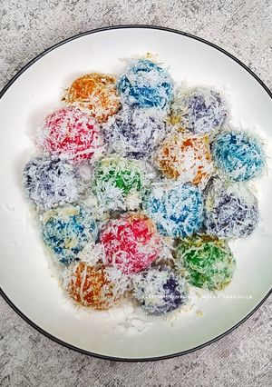 Foto resep Klepon Rainbow