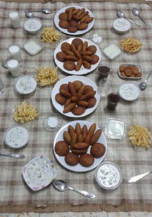 صورة لوصفة كبة مقلية الحلبية على اصولا 😊👌
