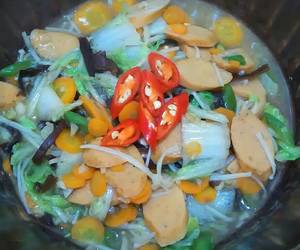 Siap Saji Capcay with Enoki Mushroom Ala Warung