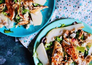 How to Make Perfect Blue cheese pear and chicken salad   