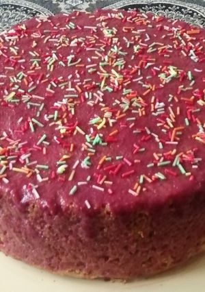 عکسی از دستور کیک با پوره توت فرنگی 🍓🍓