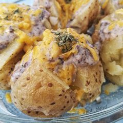 A picture of Microwave Baked Potatoes.