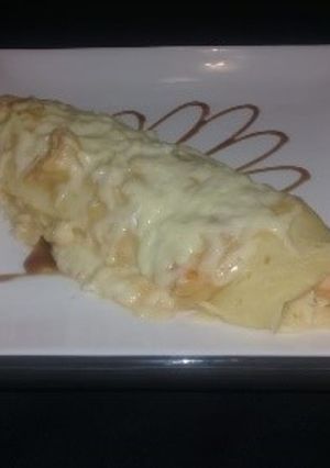 Una foto de Creppes de camarón