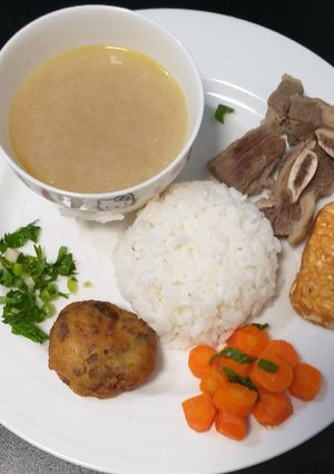 Foto resep 1 piring 3 menu