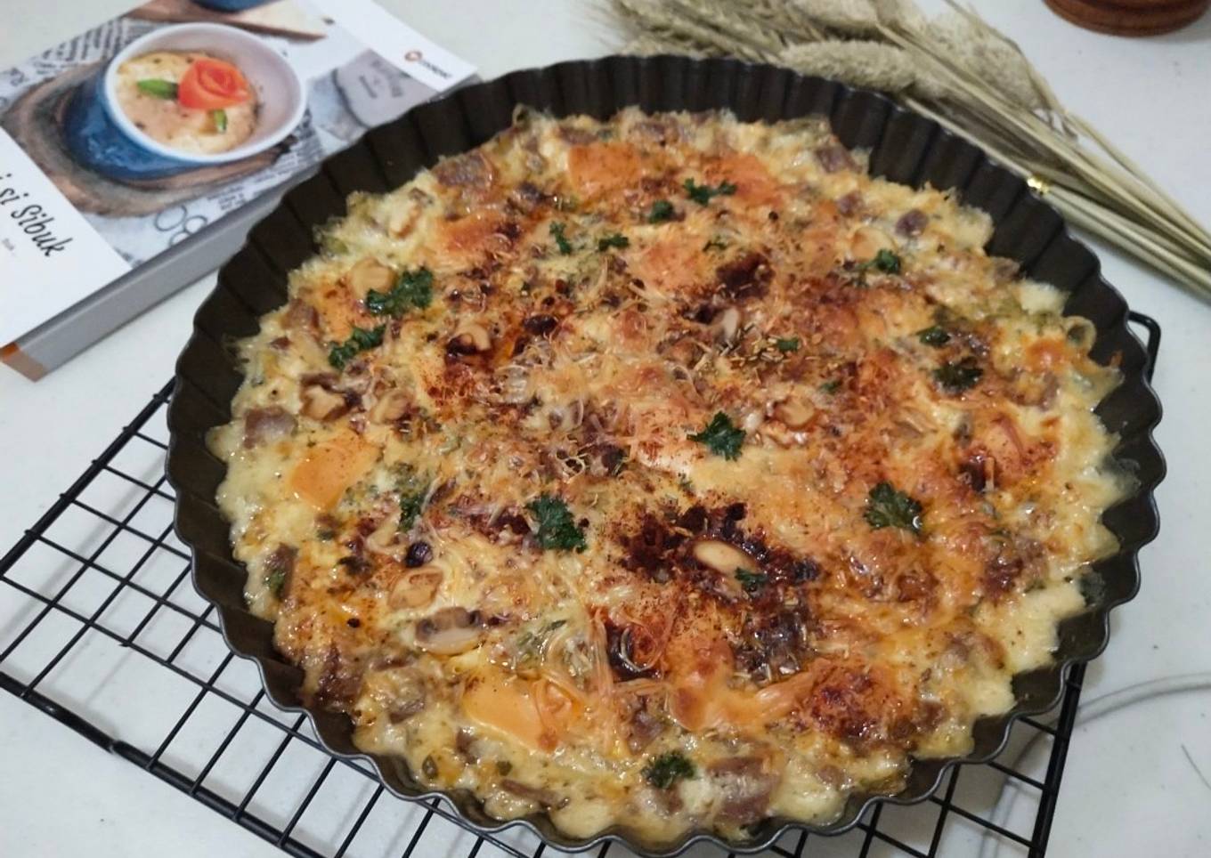 Kentang Panggang Saus Bechamel