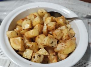 Una foto de Papitas en cubos (en freidora de aire)