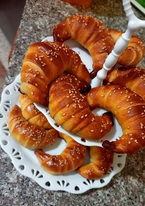 صورة لوصفة ميني كرواسون محشي جبن🧀🥐