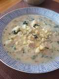 Sopa de pollo y ñoquis de Olive Garden