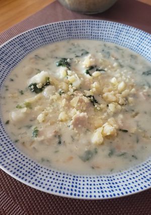 Una foto de Sopa de pollo y ñoquis de Olive Garden