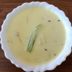 A picture of Moru curry or Curd curry # Morukootaan.