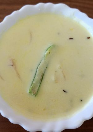 A picture of Moru curry or Curd curry # Morukootaan.