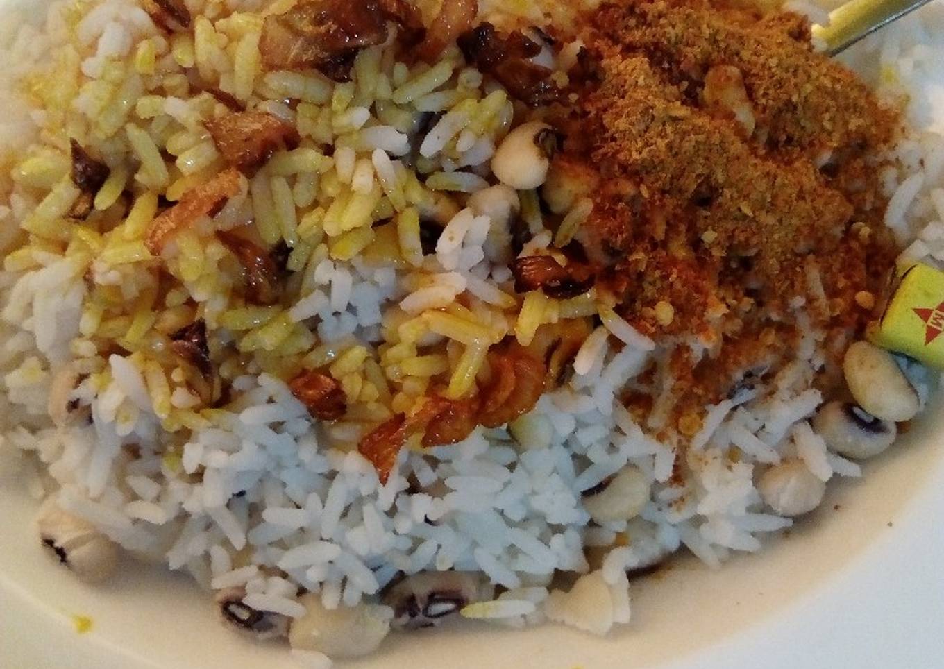 My White rice with beans