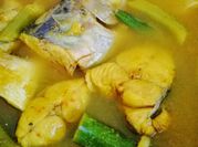 Gambar sayur bendi rebus