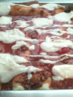 Una foto de Canelones de carne🍴
