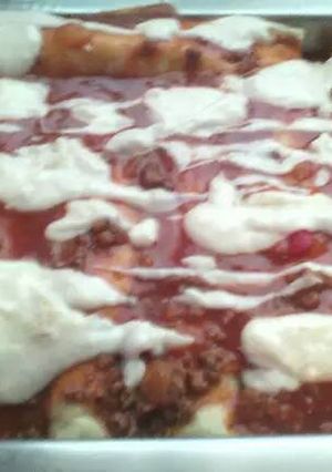 Una foto de Canelones de carne🍴