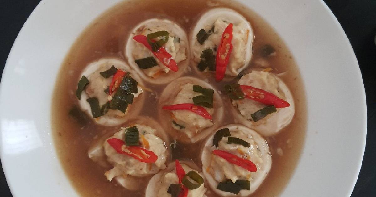 Resep Tofu Isi Ayam Oleh Hervin Anggreini Cookpad