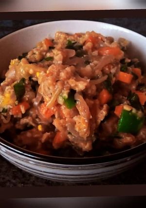 A picture of Masala oats.