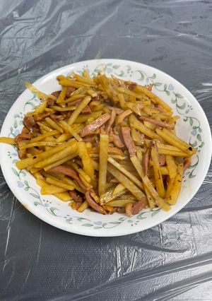 薯仔炒鴨胸肉 的食譜成品照片
