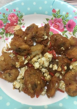 Foto resep Udang tepung telur asin