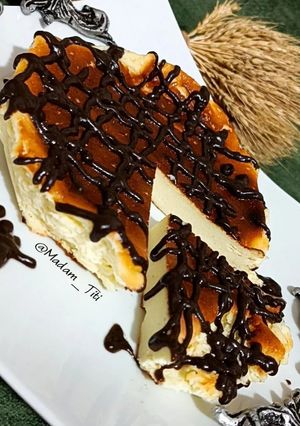 عکسی از دستور چیز کیک سن سباستین 🍰