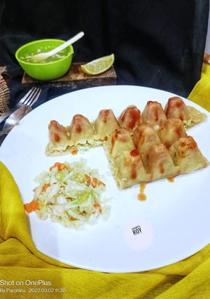 আন্ডা আইস কিউব মোমো (anda ice cube momo recipe in Bengali) রেসিপির প্রধান ছবি