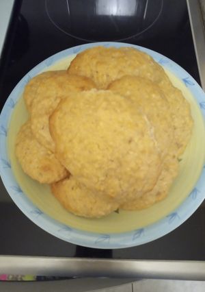 Φωτογραφία της συνταγής Soft cookies με μπανάνα και βρώμη