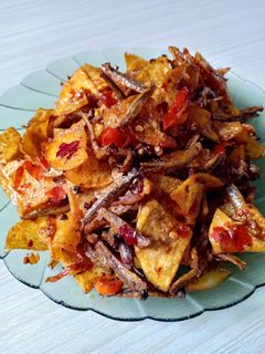 Foto resep Kentang Kering Teri Balado
