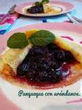 Panqueques con arándanos