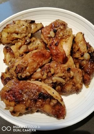 A picture of Oyster Sauce Garlic Chicken.