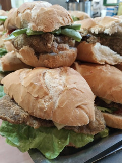 Una foto de Sándwich de Milanesa